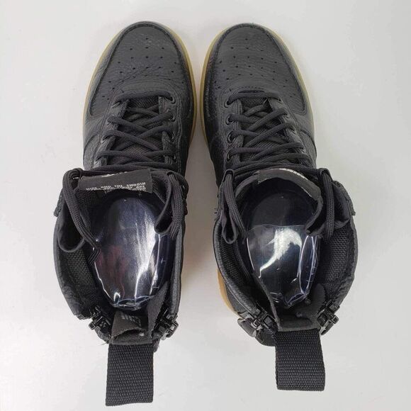 Nike Air Force 1 SF AF1 Mid Urban Utility Shoe Black Gum Unisex Womens Size 7 - Picture 2 of 9